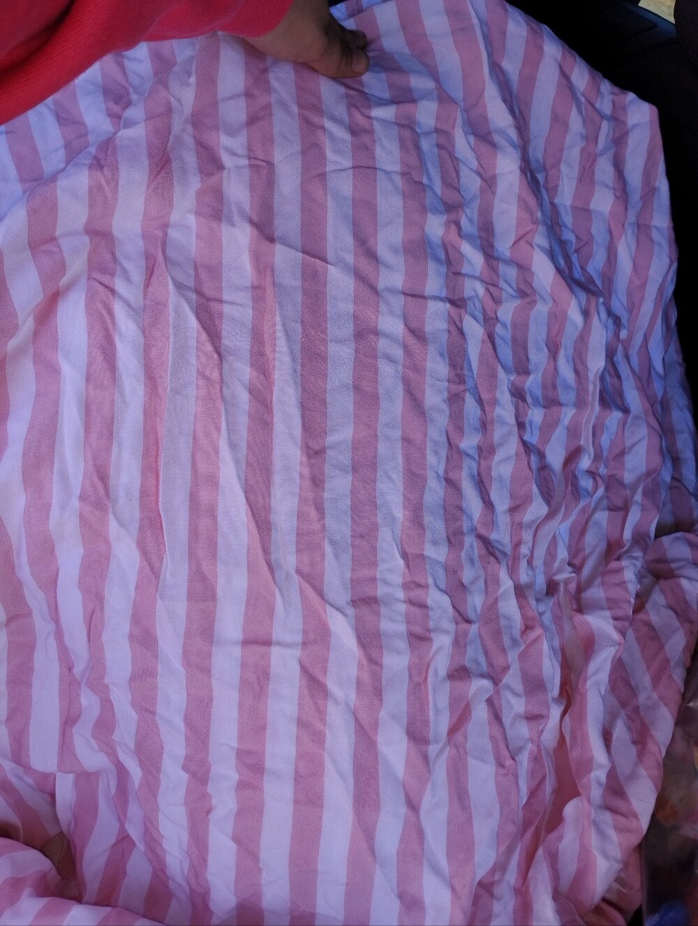Joe Fresh Pink and White Striped Maxi Skirt